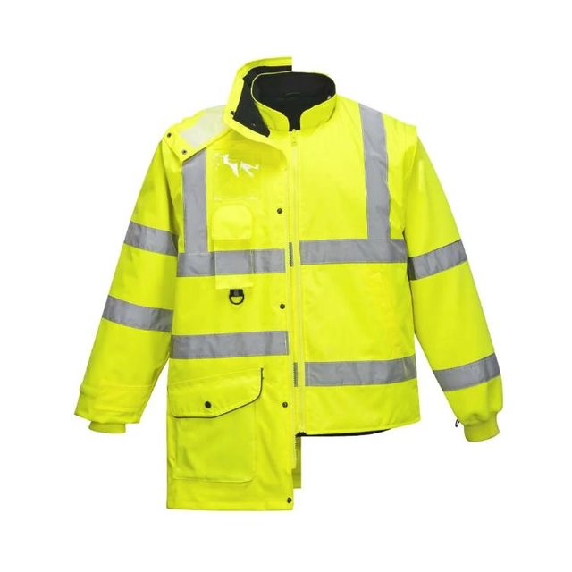 Hi-vis yellow jacket